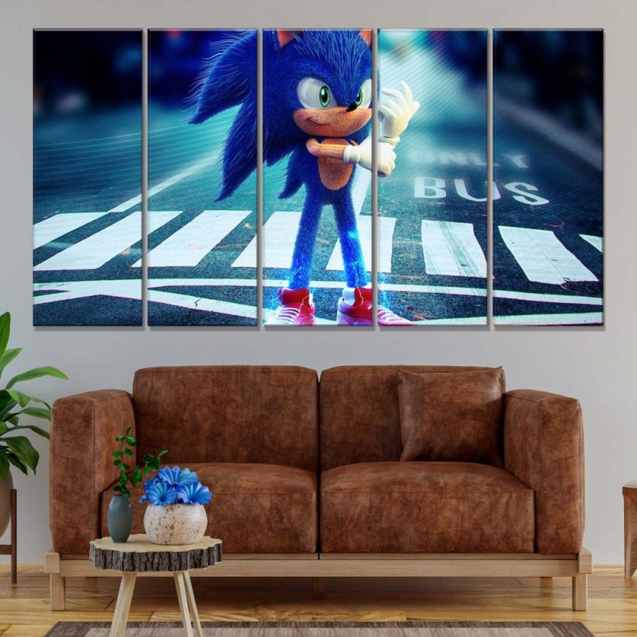 Sonic The Hedgehog Alle Charaktere 35 Leinwandbilder – Bild 2