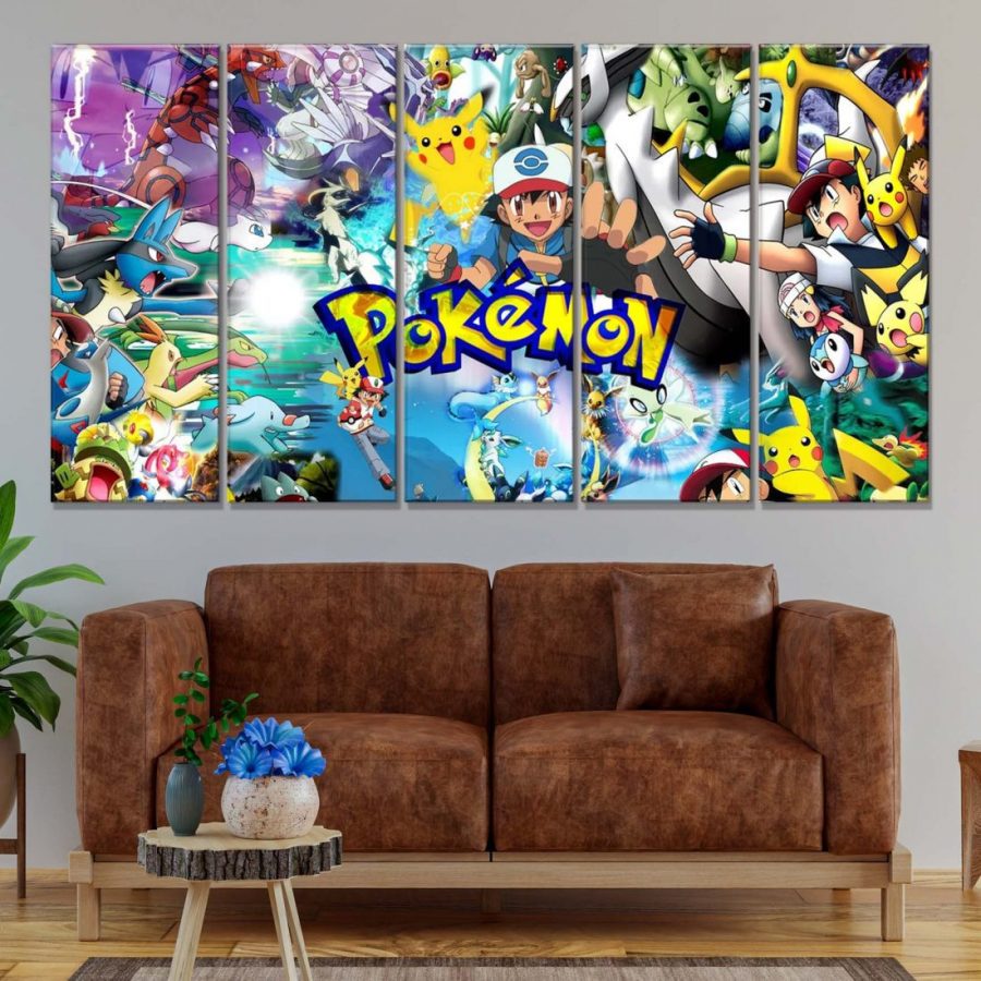 Pokemon Alle Charaktere 11 Leinwandbilder – Bild 2