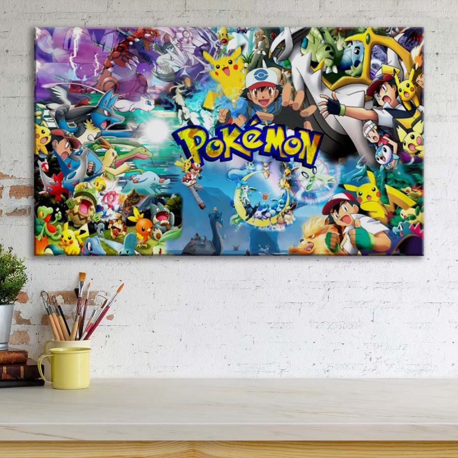 Pokemon Alle Charaktere 11 Leinwandbilder – Bild 3