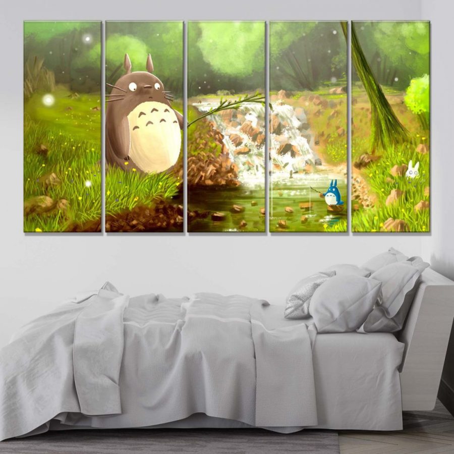 Mein Nachbar Totoro Alle Charaktere 21 Leinwandbilder – Bild 2