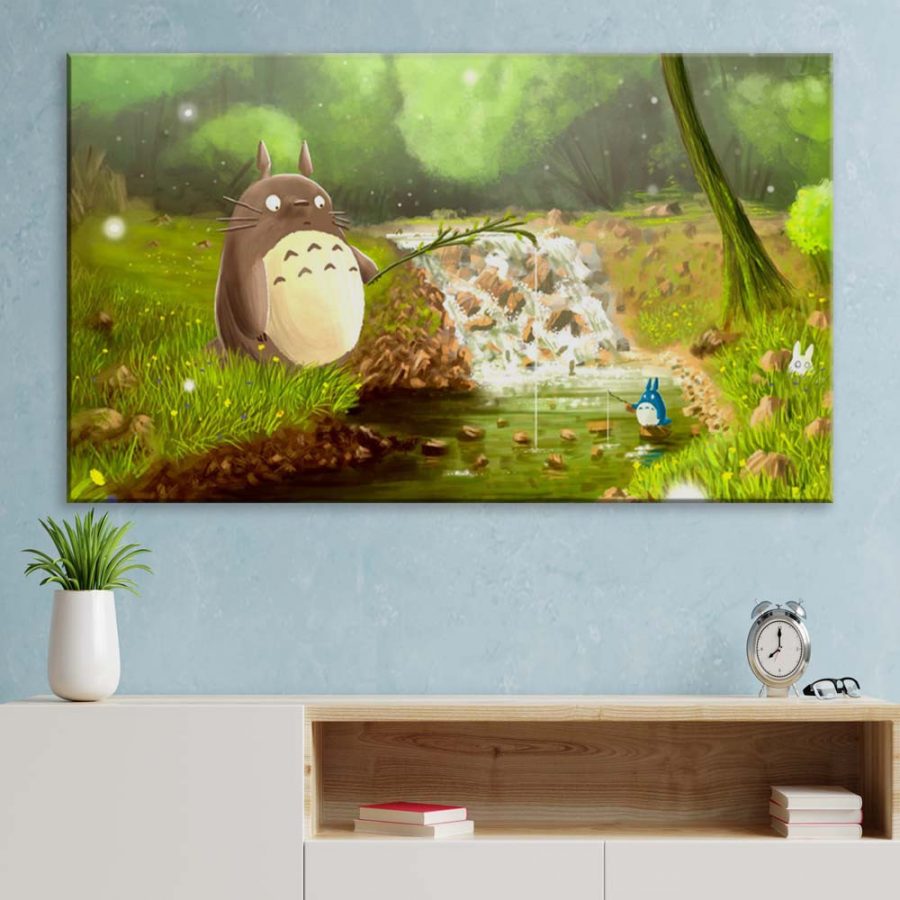 Mein Nachbar Totoro Alle Charaktere 21 Leinwandbilder – Bild 3