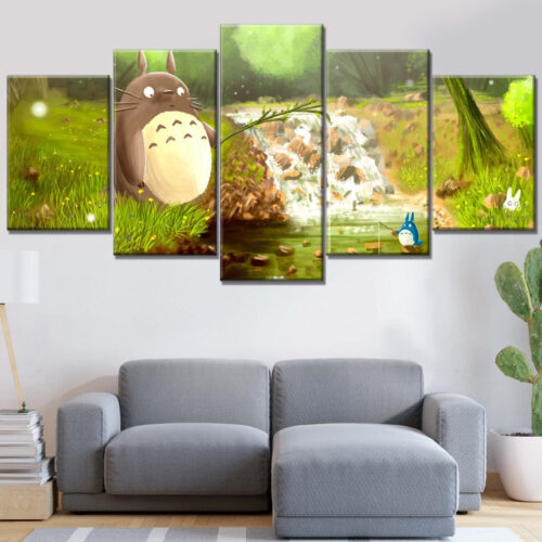 Mein Nachbar Totoro Alle Charaktere 21 Leinwandbilder