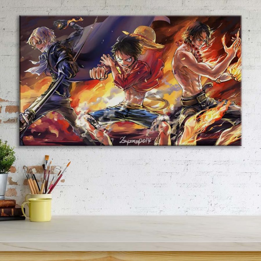 One Piece Alle Charaktere 40 Leinwandbilder – Bild 3