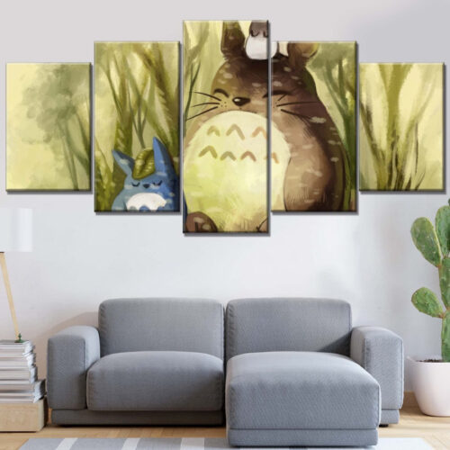 Mein Nachbar Totoro Alle Charaktere 1 Leinwandbilder