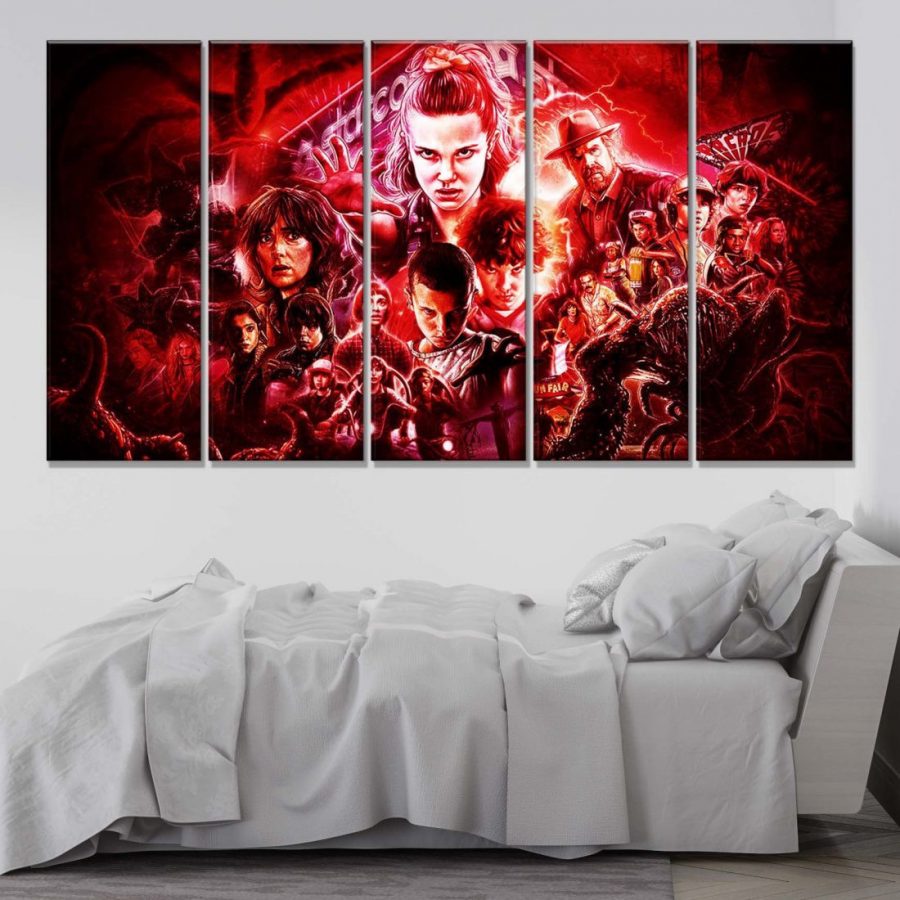 Stranger Thing Alle Charaktere 20 Leinwandbilder – Bild 2