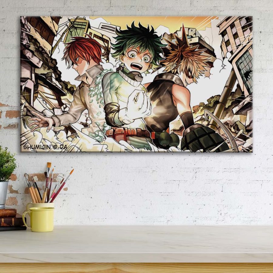 My Hero Academia Alle Charaktere 8 Leinwandbilder – Bild 3