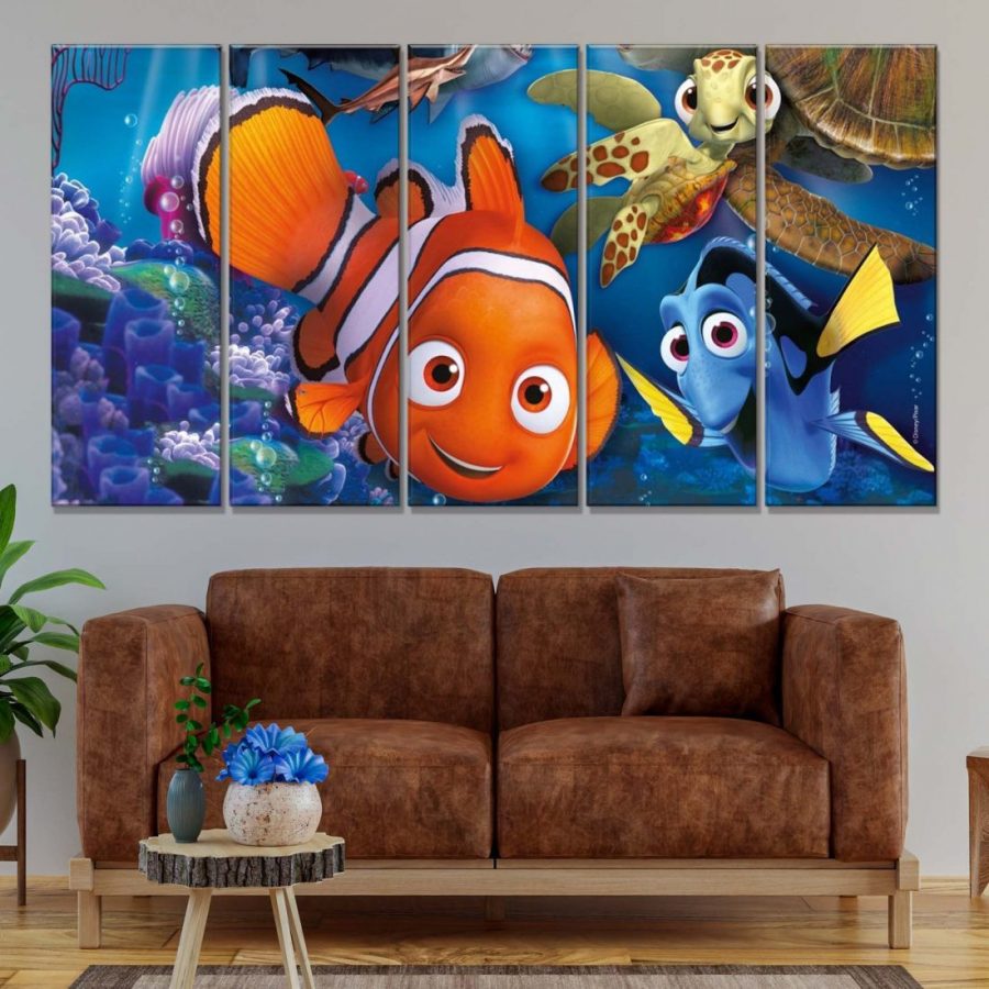 Findet Nemo Figuren 13 Leinwandbilder – Bild 2