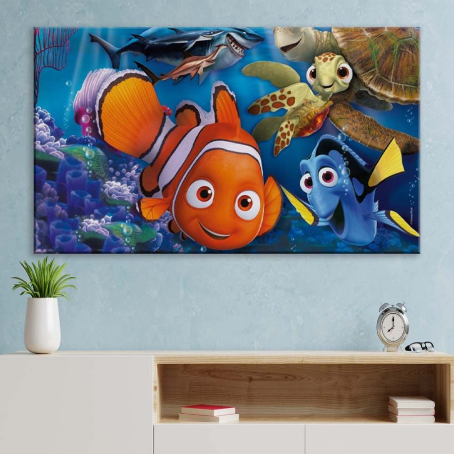 Findet Nemo Figuren 13 Leinwandbilder – Bild 3