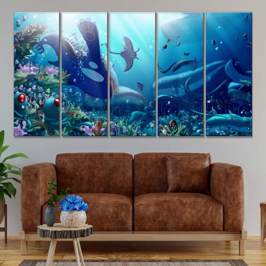 Pokemon Alle Charaktere 12 Leinwandbilder – Bild 2