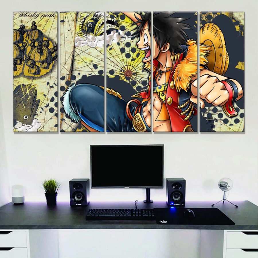 One Piece Monkey D. Luffy 25 Leinwandbilder – Bild 2