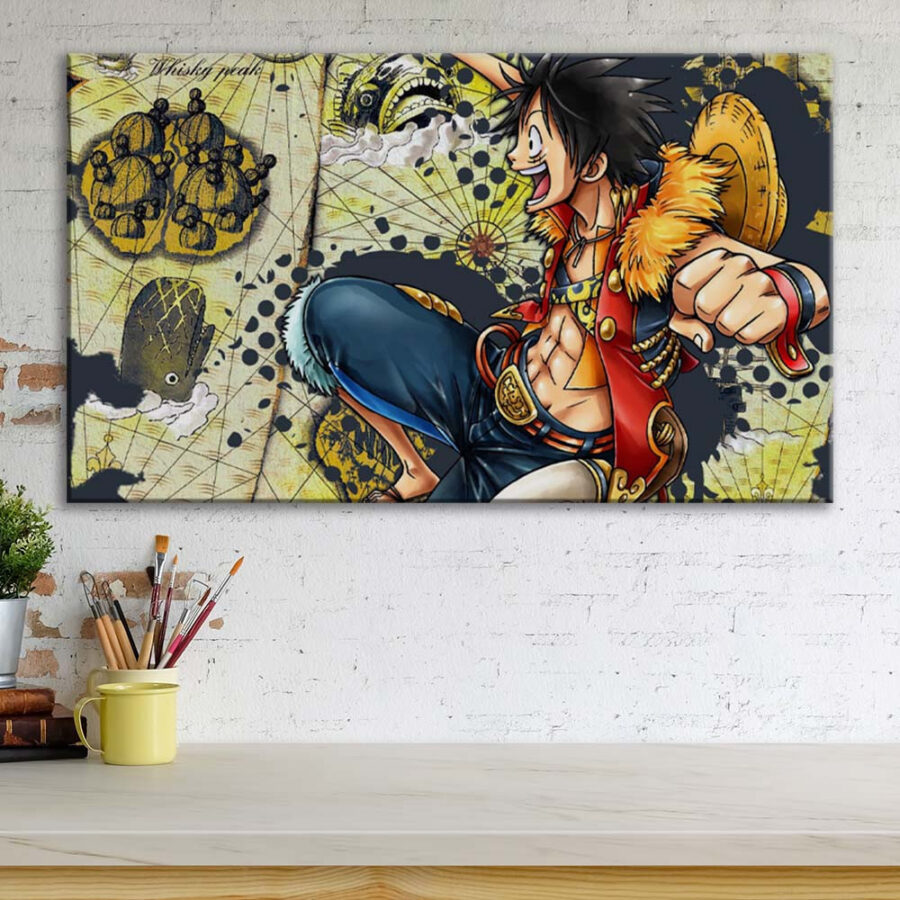 One Piece Monkey D. Luffy 25 Leinwandbilder – Bild 3