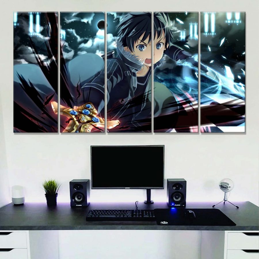 Sword Art Online Kirito 2 Leinwandbilder – Bild 2