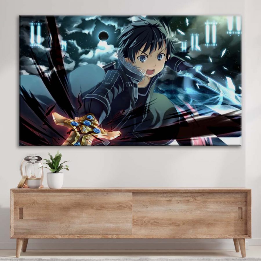 Sword Art Online Kirito 2 Leinwandbilder – Bild 3