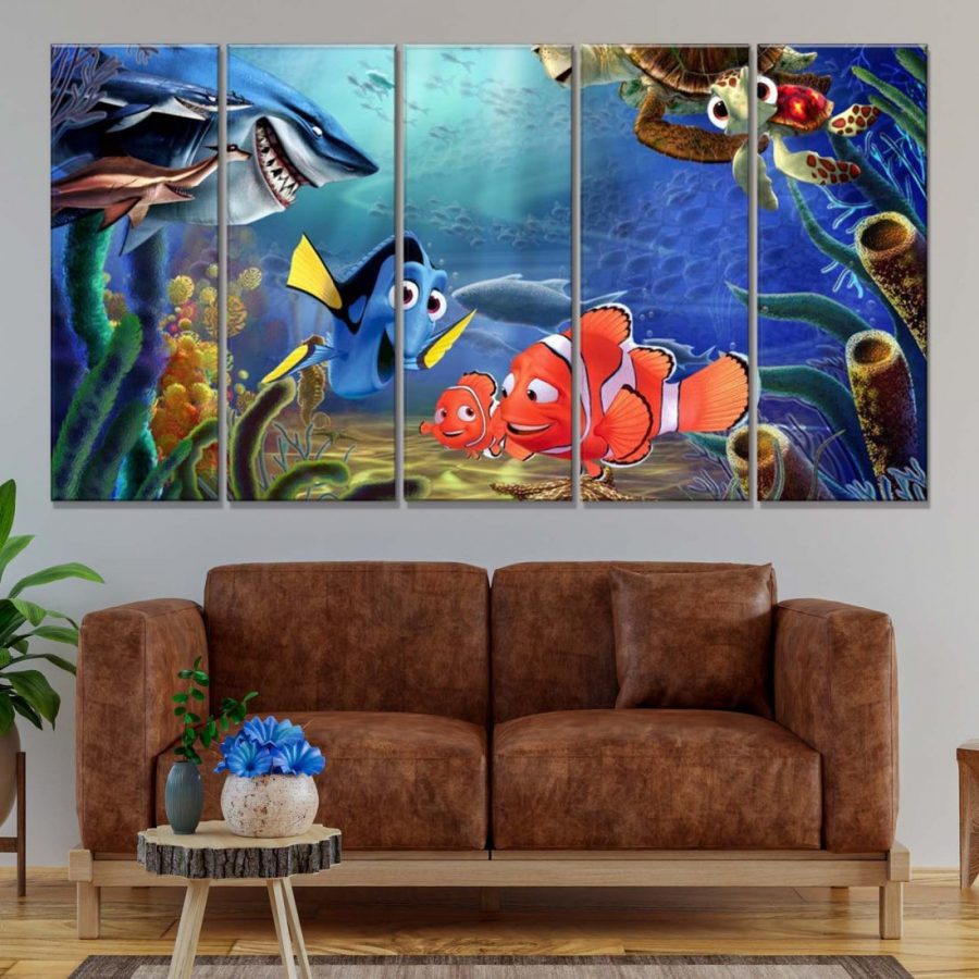 Findet Nemo Figuren 14 Leinwandbilder – Bild 2