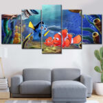 Findet Nemo Figuren 14 Leinwandbilder