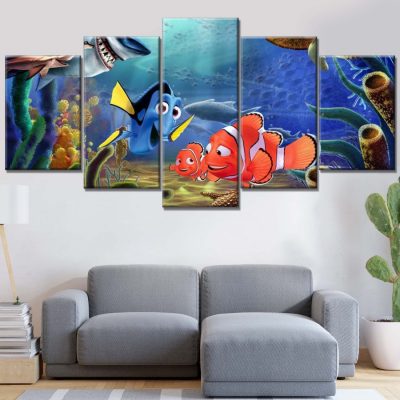 Findet Nemo Figuren 14 Leinwandbilder