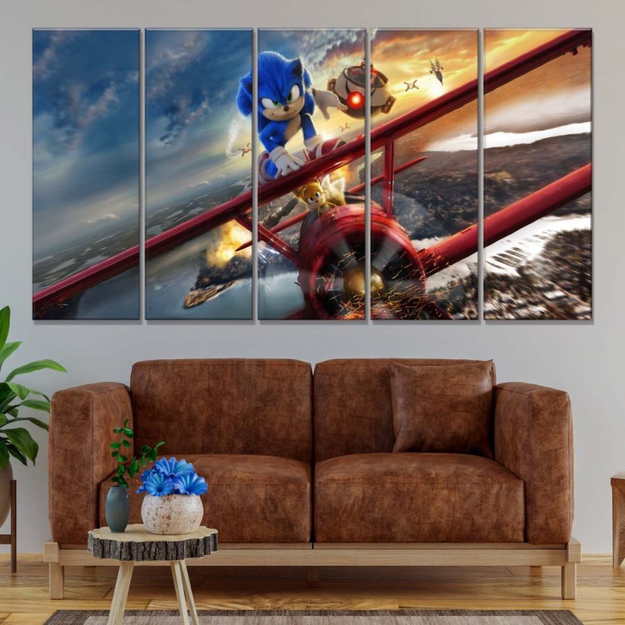 Sonic The Hedgehog 9 Leinwandbilder – Bild 2