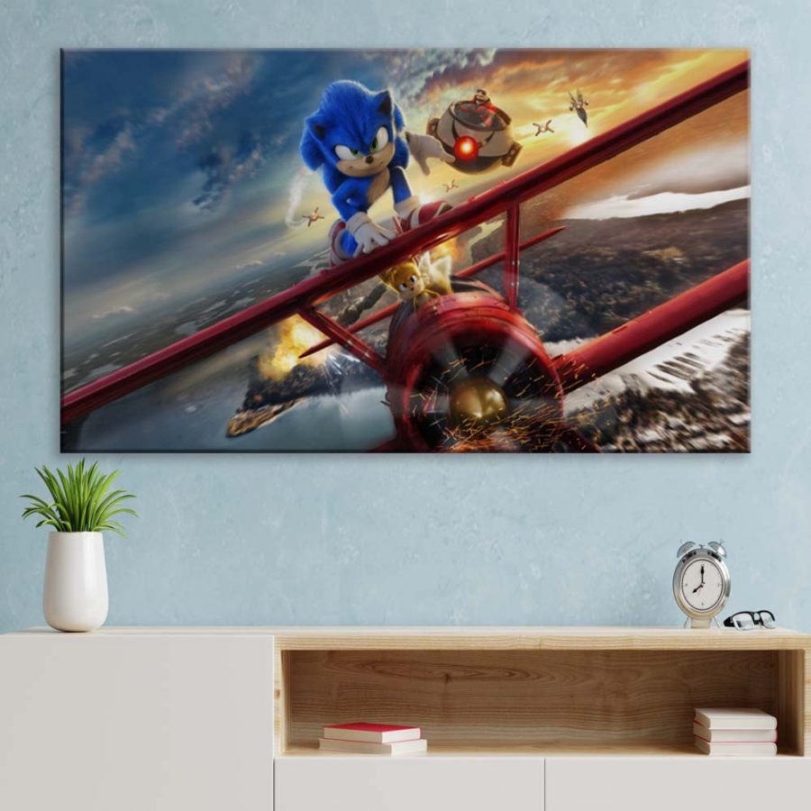 Sonic The Hedgehog 9 Leinwandbilder – Bild 3