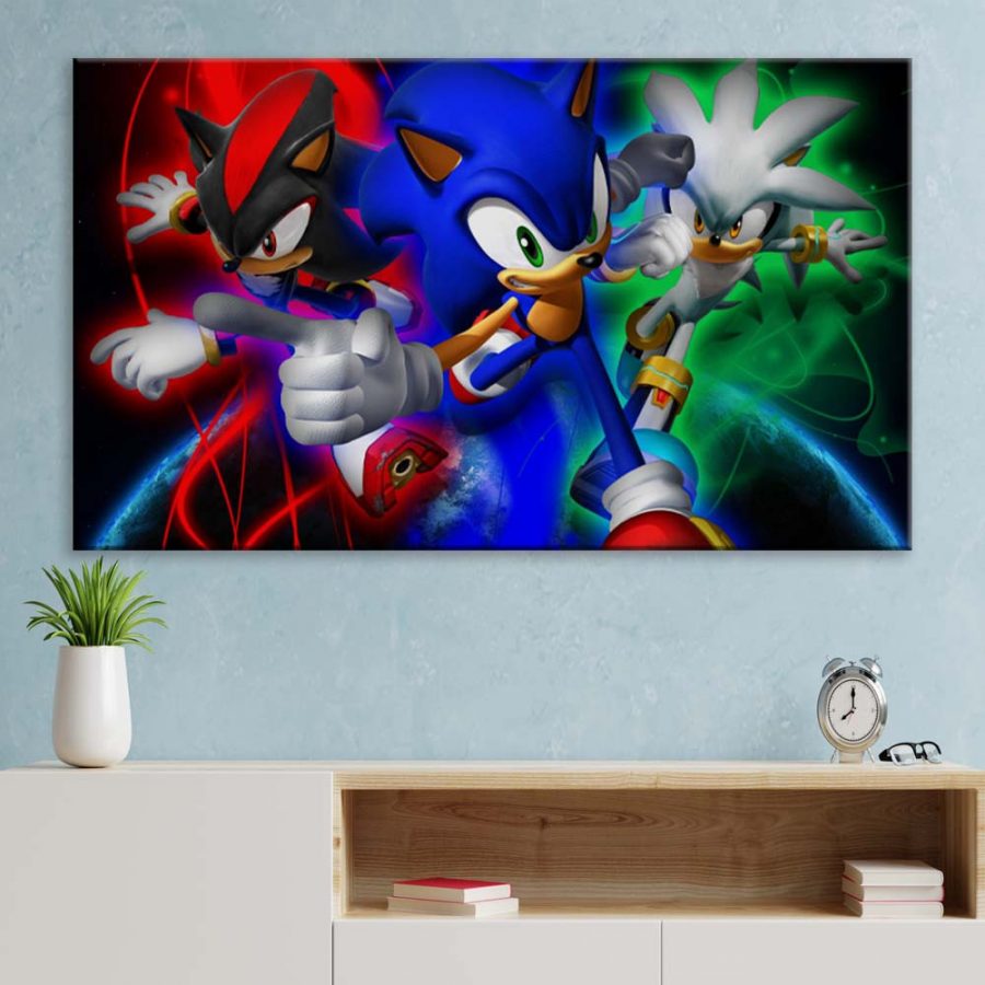 Sonic The Hedgehog 29 Leinwandbilder – Bild 3