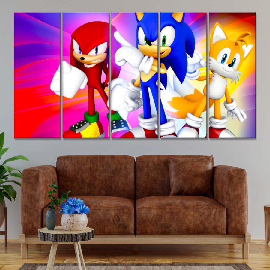 Sonic The Hedgehog 34 Leinwandbilder – Bild 2