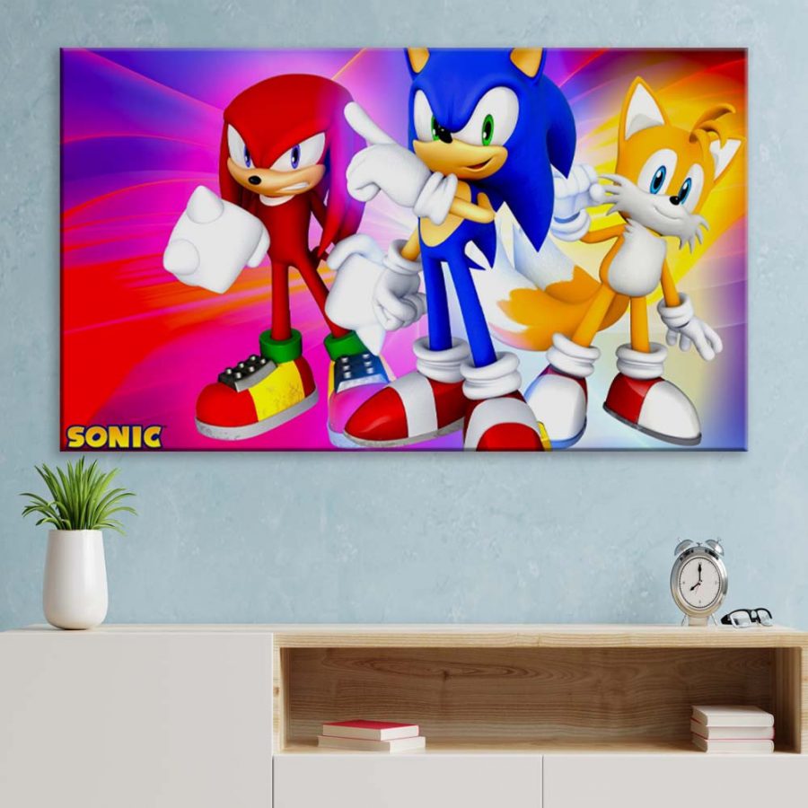 Sonic The Hedgehog 34 Leinwandbilder – Bild 3