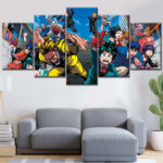 My Hero Academia Alle Charaktere 6 Leinwandbilder