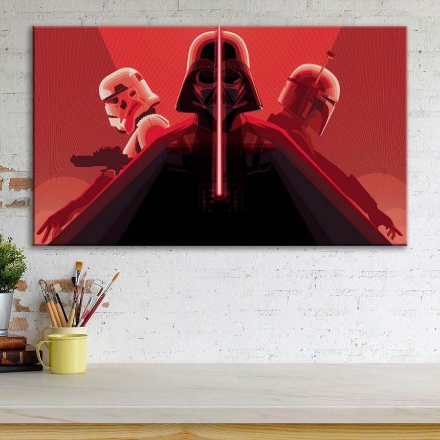Star Wars Darth Vader und Stormtrooper 11 Leinwandbilder – Bild 3