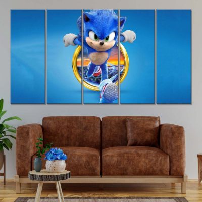 Alternative view of Sonic The Hedgehog 14 Leinwandbilder