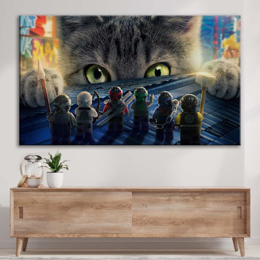 Ninjago Alle Charaktere 7 Leinwandbilder – Bild 3