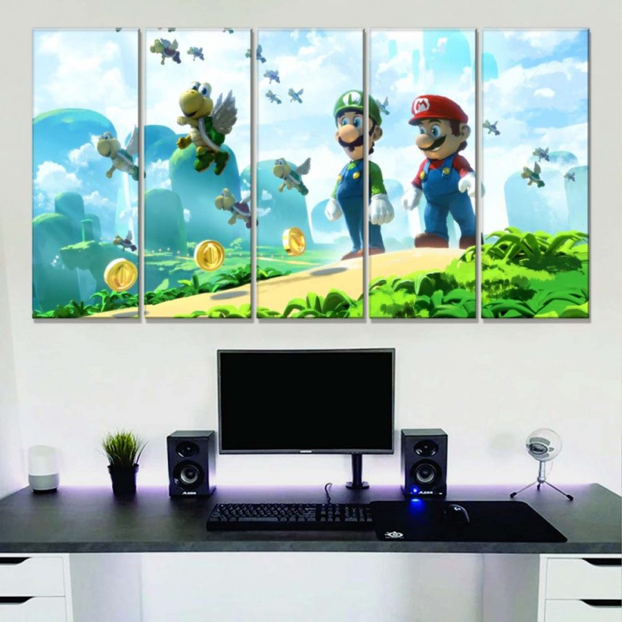 Super Mario 16 Leinwandbilder – Bild 2