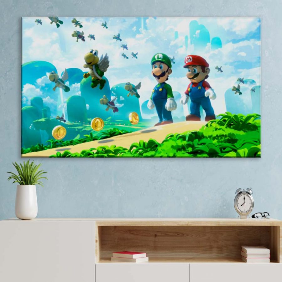 Super Mario 16 Leinwandbilder – Bild 3