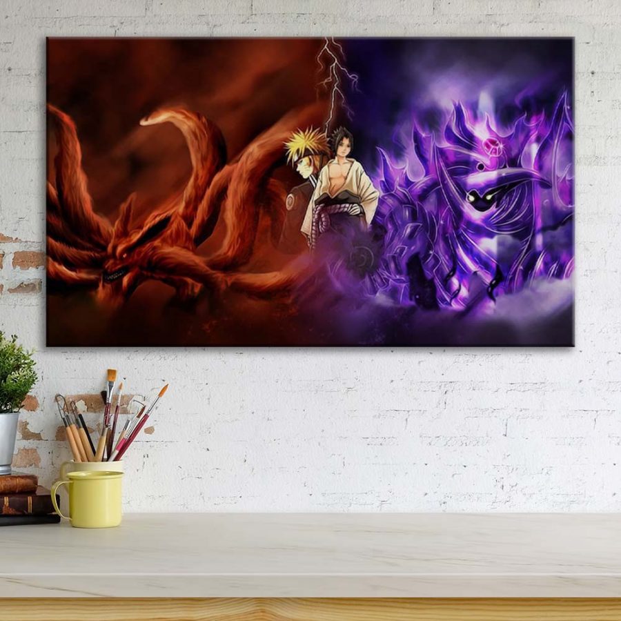 Naruto Uchiha Sasuke und Naruto 35 Leinwandbilder – Bild 3