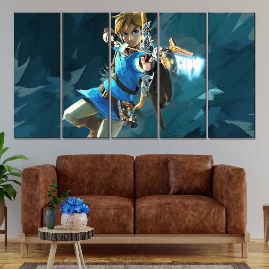 Breath of the Wild The Legend of Zelda 5 Leinwandbilder – Bild 2