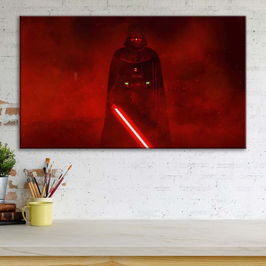Star Wars Darth Vader Lichtschwert 22 Leinwandbilder – Bild 3