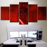 Star Wars Darth Vader Lichtschwert 22 Leinwandbilder