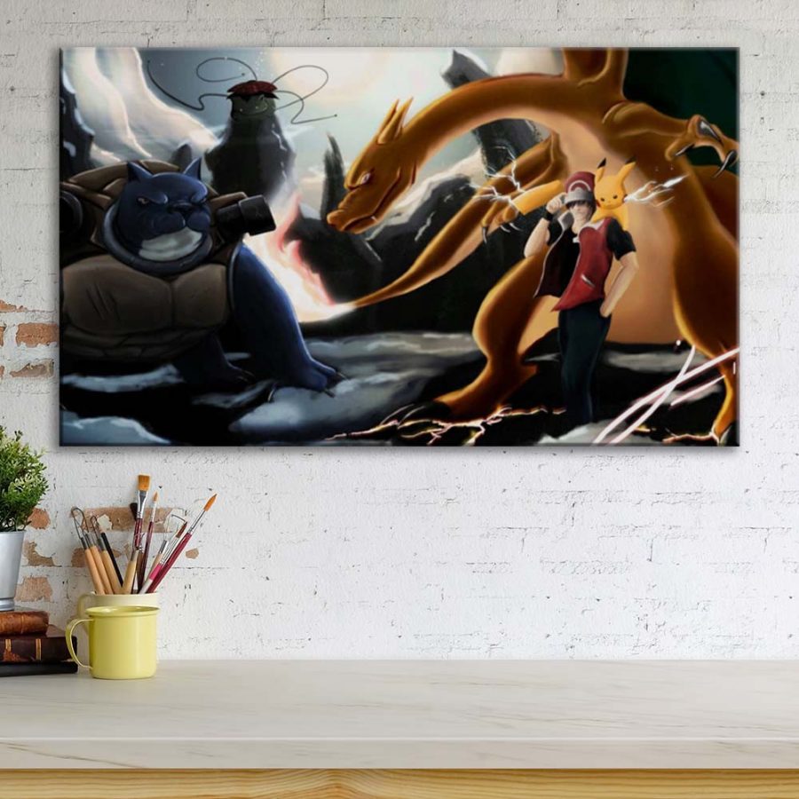 Pokemon Alle Charaktere 76 Leinwandbilder – Bild 3