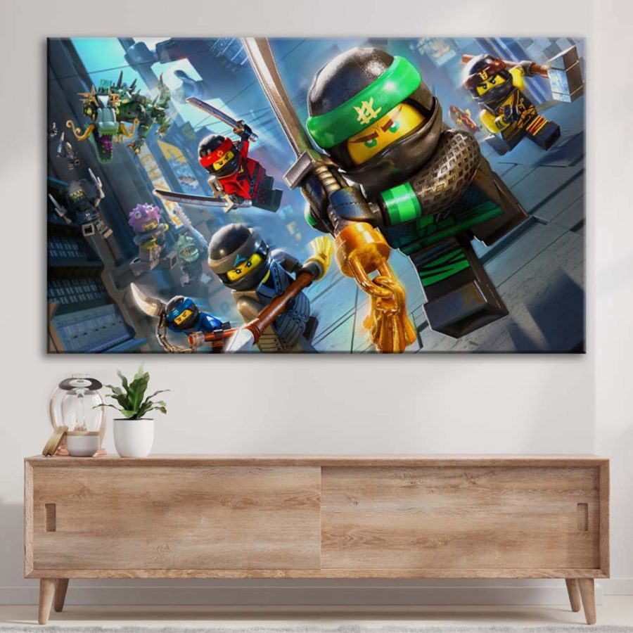 Ninjago Alle Charaktere 3 Leinwandbilder – Bild 3