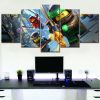 Ninjago Alle Charaktere 3 Leinwandbilder