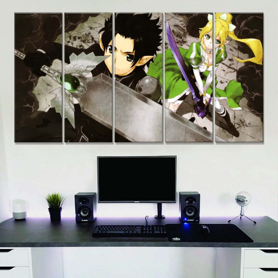 Sword Art Online Alle Charaktere 35 Leinwandbilder – Bild 2
