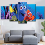 Findet Nemo Figuren 2 Leinwandbilder