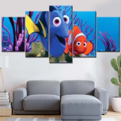 Findet Nemo Figuren 2 Leinwandbilder