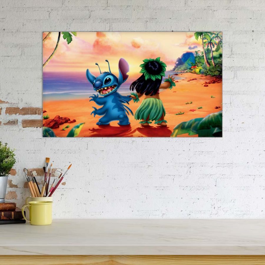 Disney Lilo und Stitch 1 Leinwandbilder – Bild 3