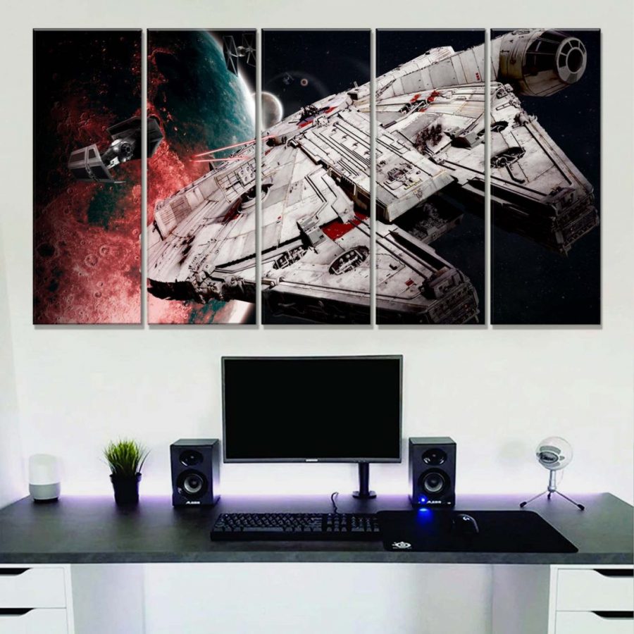 Millennium Falcon Star Wars 2 Leinwandbilder – Bild 2