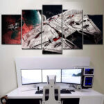 Millennium Falcon Star Wars 2 Leinwandbilder