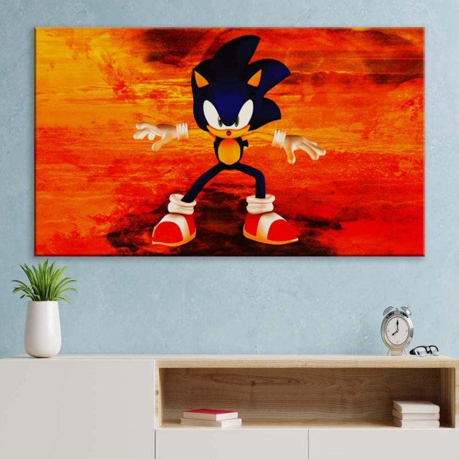Sonic The Hedgehog 5 Leinwandbilder – Bild 3