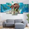 Moana Alle Charaktere 2 Leinwandbilder