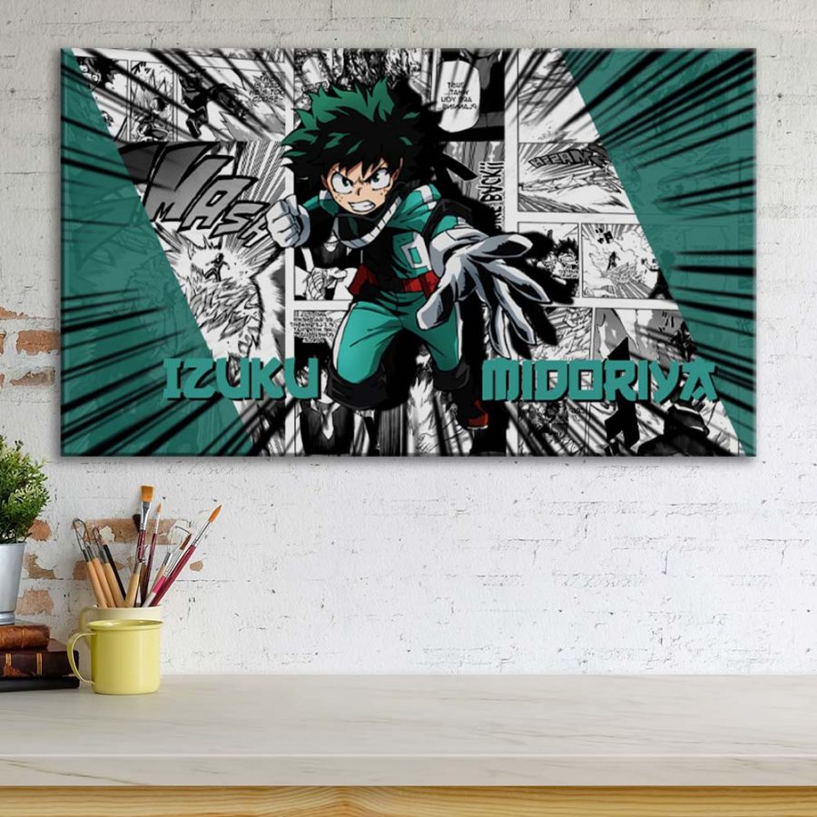 My Hero Academia Izuku Midoriya 8 Leinwandbilder – Bild 3