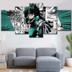 My Hero Academia Izuku Midoriya 8 Leinwandbilder