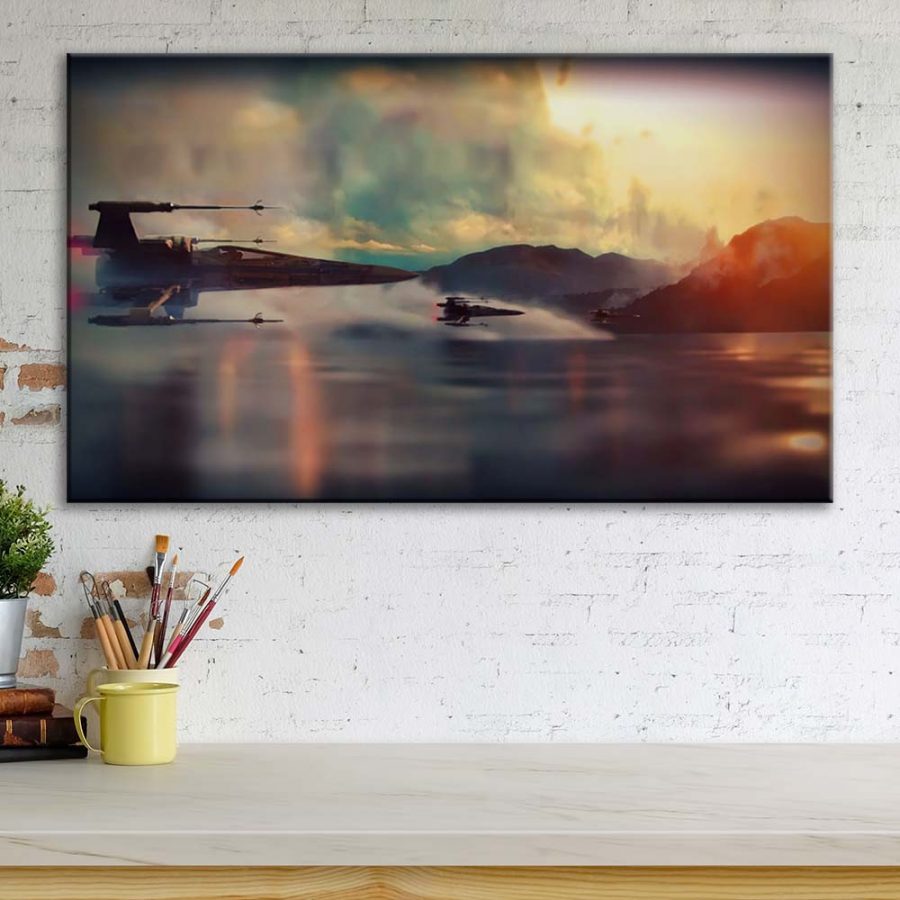 X Wing Star Wars Leinwandbilder – Bild 3