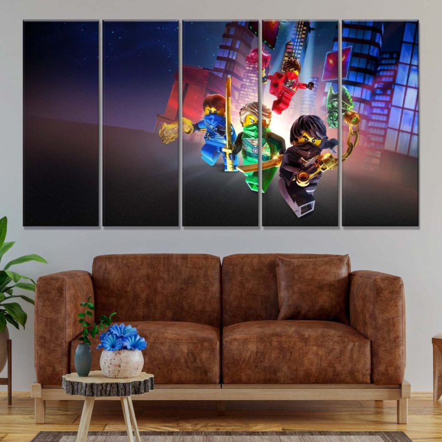 Ninjago Alle Charaktere 26 Leinwandbilder – Bild 2